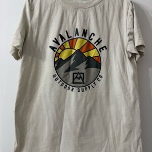 Avalanche Beige Graphic Tee